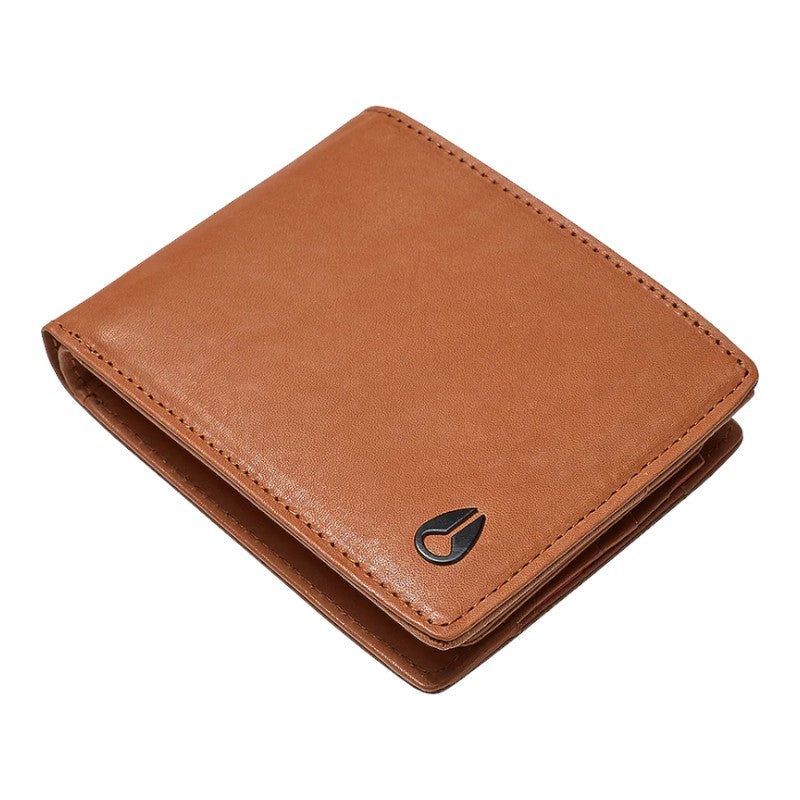 Nixon Pass Leather Wallet - Saddle