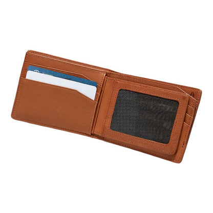 Nixon Pass Leather Wallet - Saddle