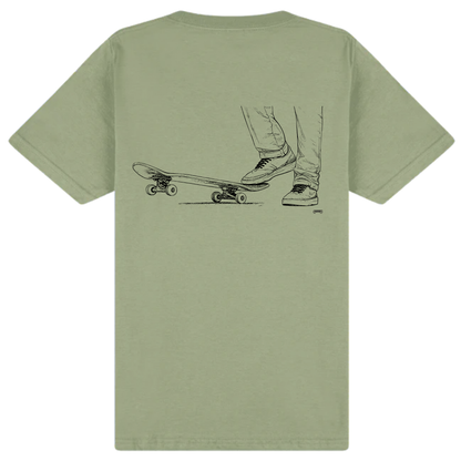 Cheapskates Go Again Tee - Sage