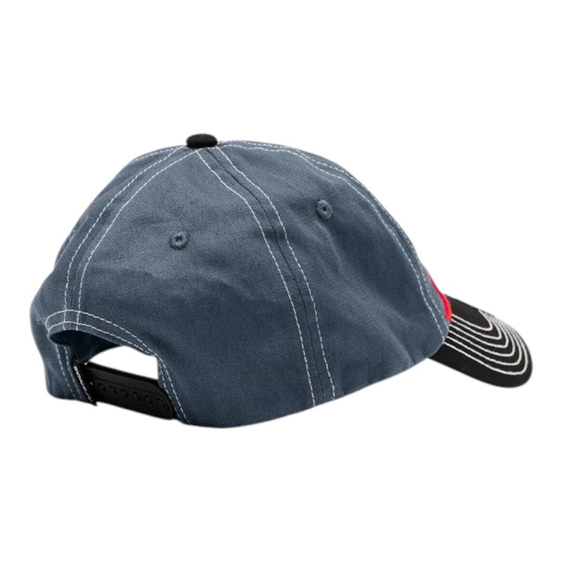 Afends Consider 6 Panel Cap - Slate Blue