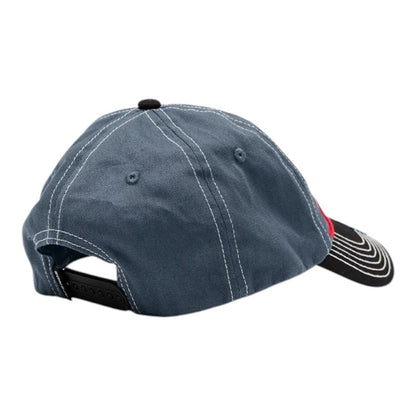 Afends Consider 6 Panel Cap - Slate Blue