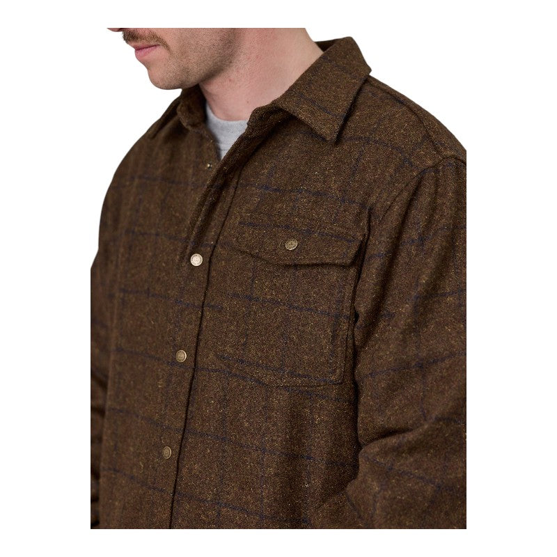 J.A.F Shoreman Snap Shirt - Brown Check