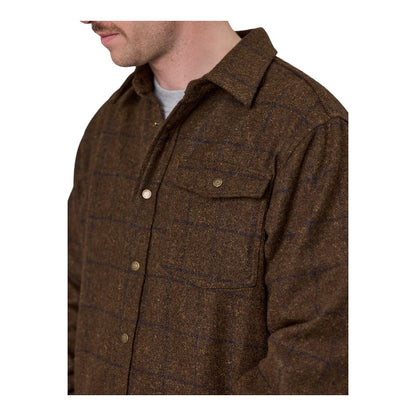 J.A.F Shoreman Snap Shirt - Brown Check