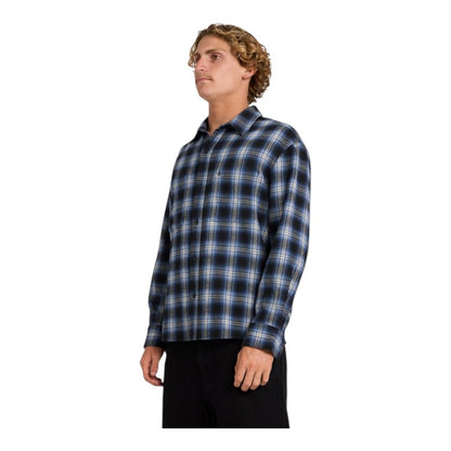 Volcom Psycho Flannel - Light Navy