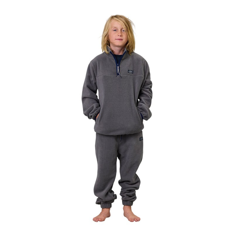 J.A.F Mini Youth Ranger 1/4 Zip - Charcoal