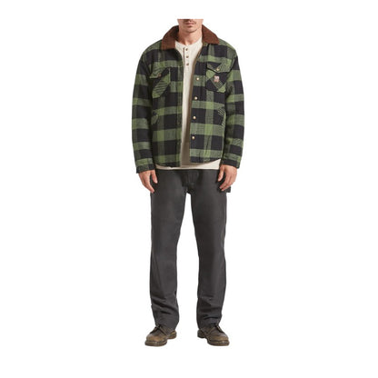 Brixton Durham Lined Jacket - Black/Wild Green