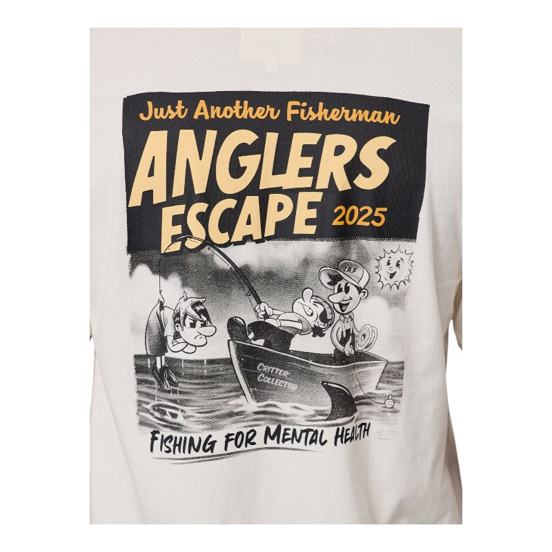 J.A.F Anglers Escape Tee - Antique White