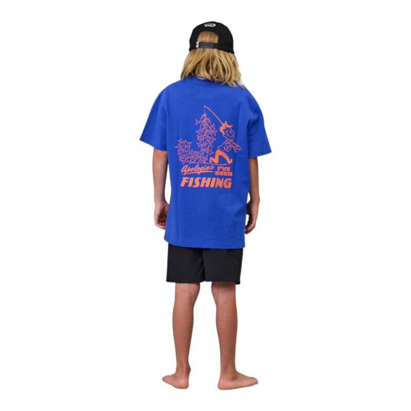 J.A.F Youth Apologies Tee - Cobalt