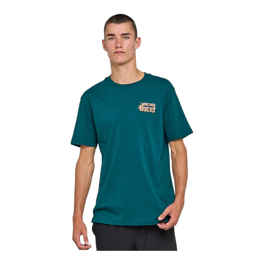 Mad Hueys Tropic Octopissed Tee - Atlantic