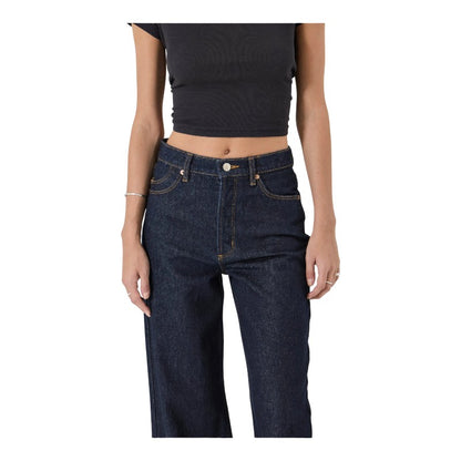 Rollas Relaxed Sailor Long Denim - Dark Rinse