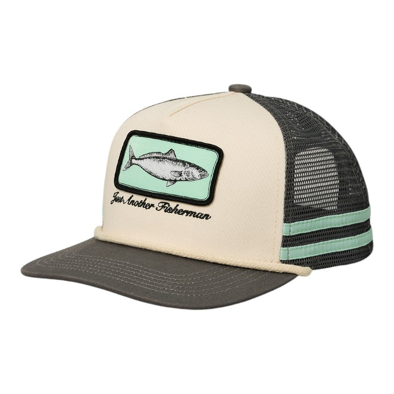 J.A.F Youth Kahawai Lorry Cap - Cream/Charcoal