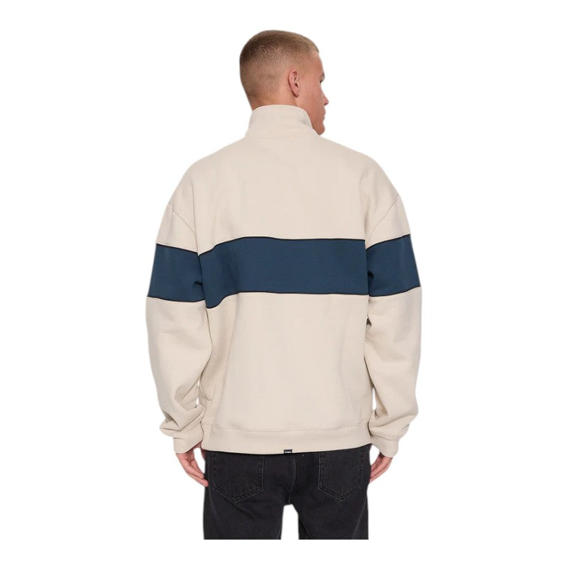Thrills Between Chaos & Calm Quarter Zip Fleece - Oatmeal