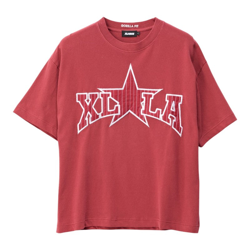 Xlarge LA Star Gorilla Fit Tee - Pigment Brick