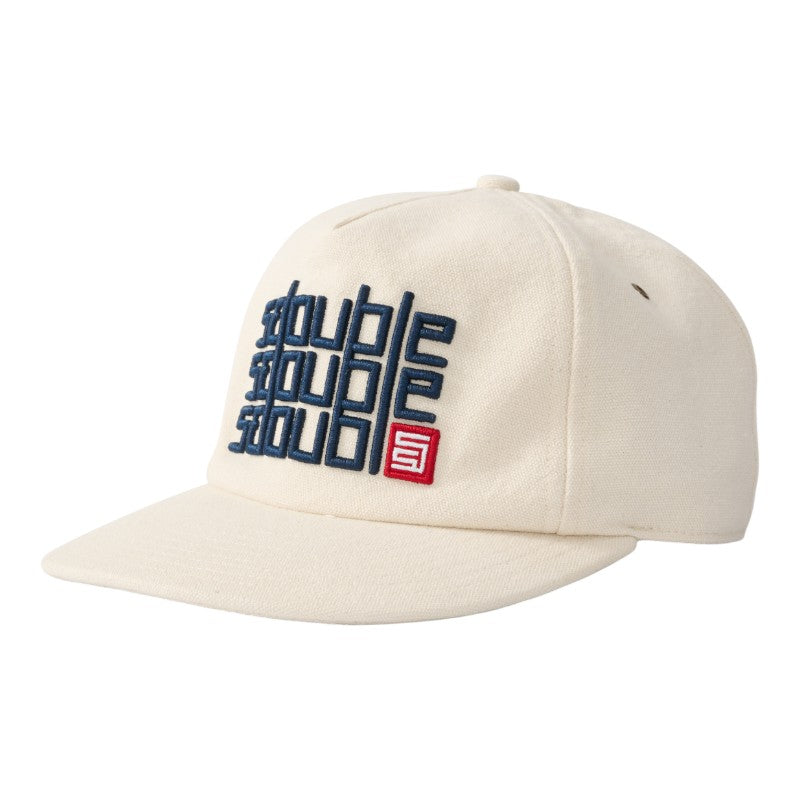 SDouble Triple Block Relaxed Ranger Cap - Unbleached
