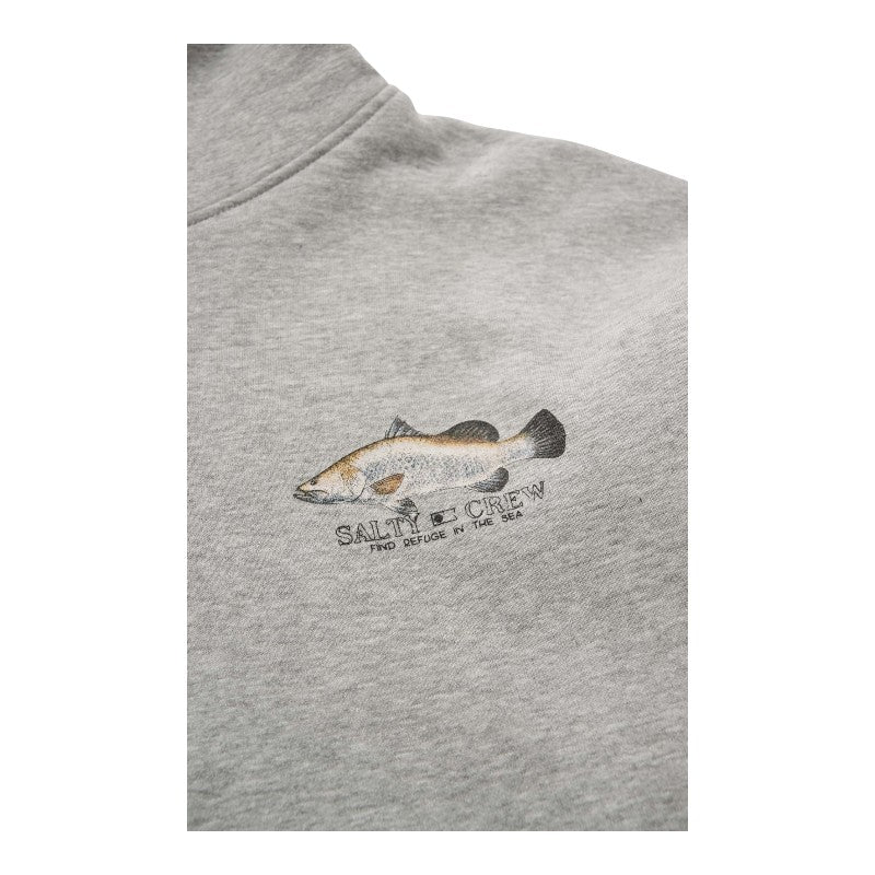 Salty Crew Barra Hood - Grey Marle