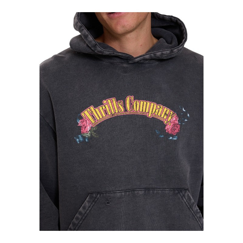 Thrills Fury Slouch Pull on Cropped Hood - Temple Grey