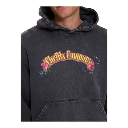 Thrills Fury Slouch Pull on Cropped Hood - Temple Grey
