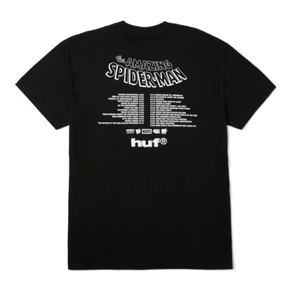 HUF X Spiderman Three Hundred Tee - Black