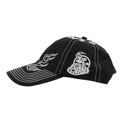 Afends Motor Six Panel Cap - Black