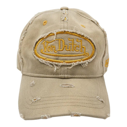 Von Dutch Destroyed Dad Cap - Khaki