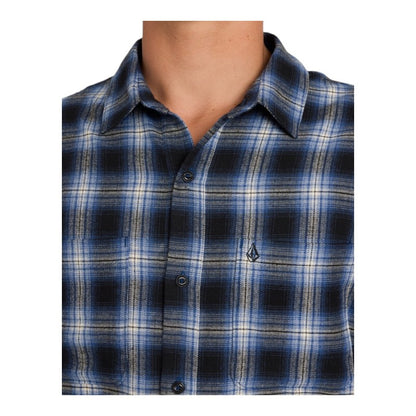 Volcom Psycho Flannel - Light Navy