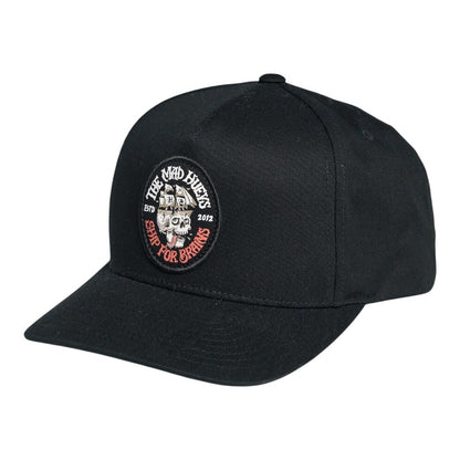 Mad Hueys Ship For Brains Twill Snapback - Black