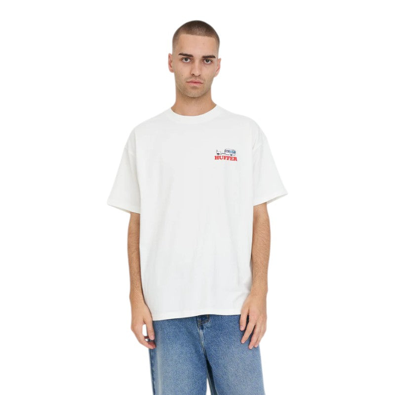 Huffer Block Tee 220/Rollin - Chalk