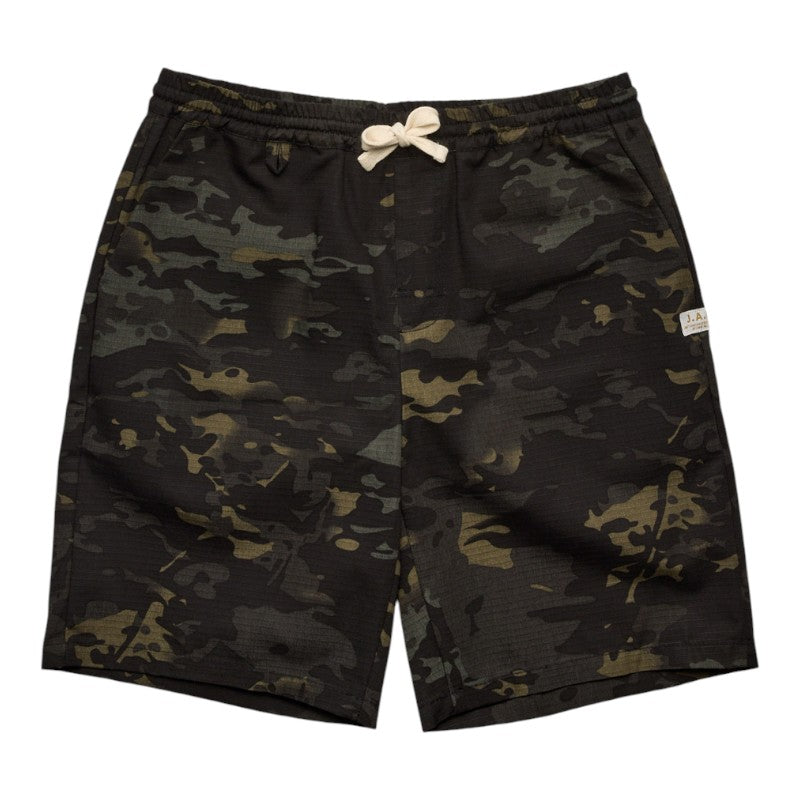 J.A.F Dinghy Shorts - Black Camo
