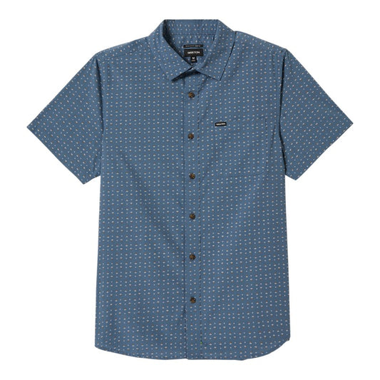 Brixton Charter Print Shirt - Azure Blue/Micro Floral