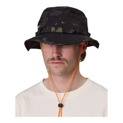 J.A.F Fisherman Wide Brim - Black Camo