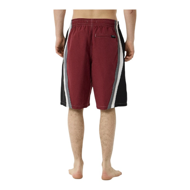 Afends Tallows Swim Short - Burgundy
