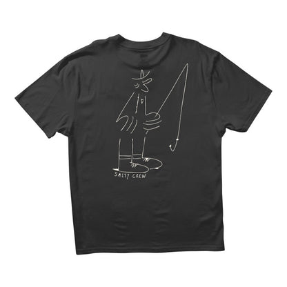 Salty Crew Swivel Tee - Pirate Black