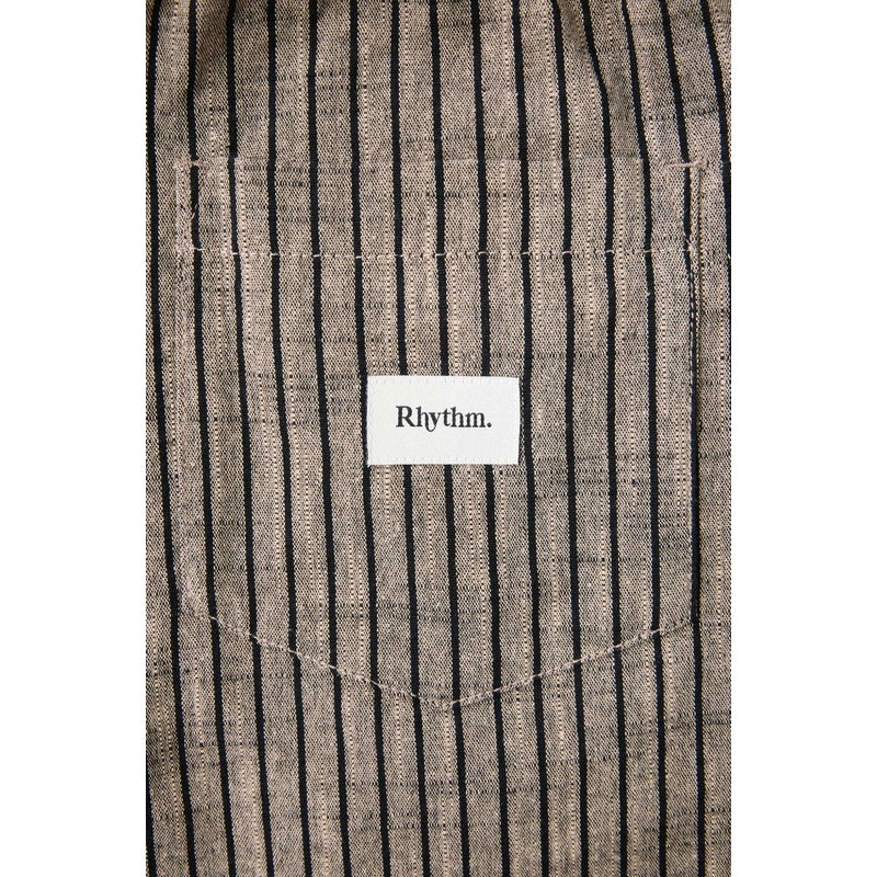 Rhythm Texture Stripe Jam Shorts - Natural