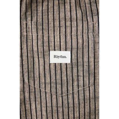 Rhythm Texture Stripe Jam Shorts - Natural