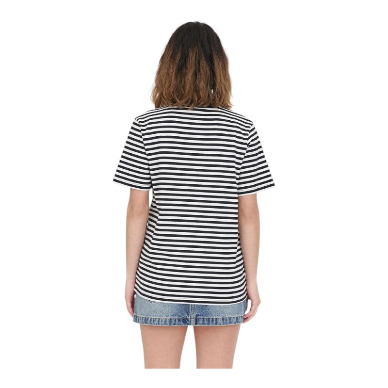 Huffer Stripe Classic Happy Tears Tee - Black/White