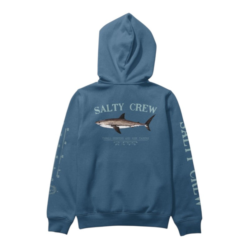 Salty Crew Bruce Youth Hood - Cast Blue