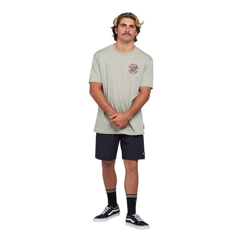 Mad Hueys Captain Two Faced Tee - Faded Dust