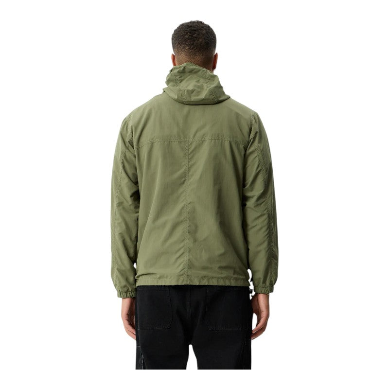 Afends System Recycled Spray Anorak Jacket - Military