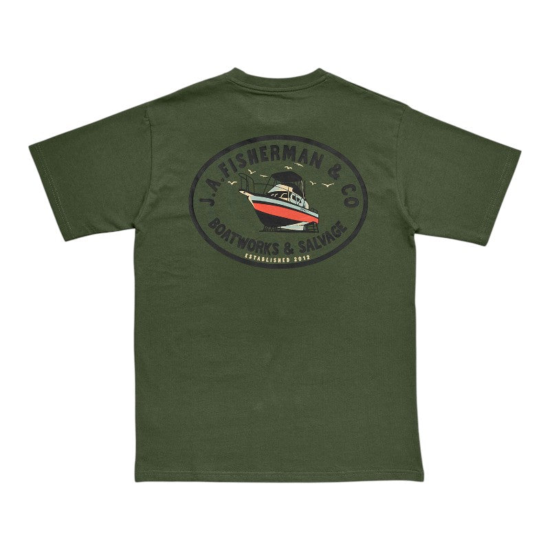 J.A.F Boatworks & Salvage Sea Tee - Alpine
