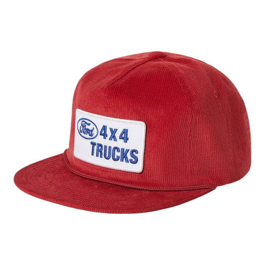 Brixton Ford 4X4 Snapback - Candy Apple Red