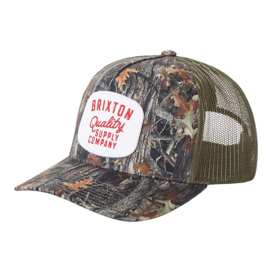 Brixton Hubal CMP Trucker - Tree Camo/Olive
