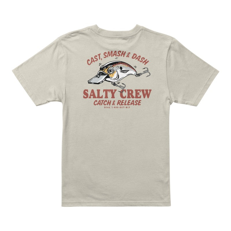Salty Crew Cast Life Youth Tee - Bone