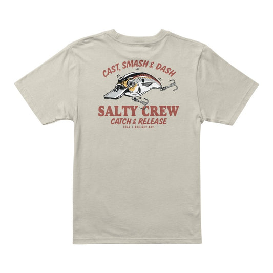 Salty Crew Cast Life Youth Tee - Bone