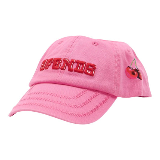 Afends Abiza Six Panel Cap - Vintage Pink