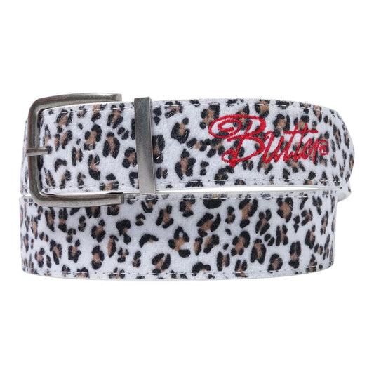 Butter Goods Animal Hide Belt - Snow Leopard