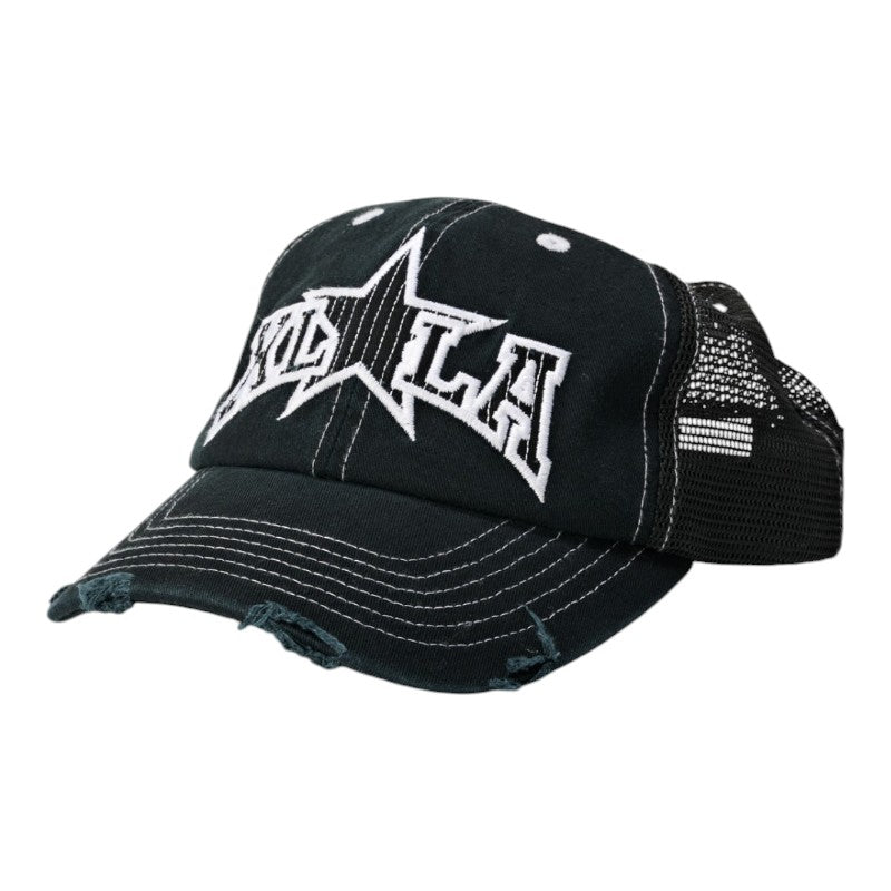 Xlarge LA Star Low Pro Trucker - Black