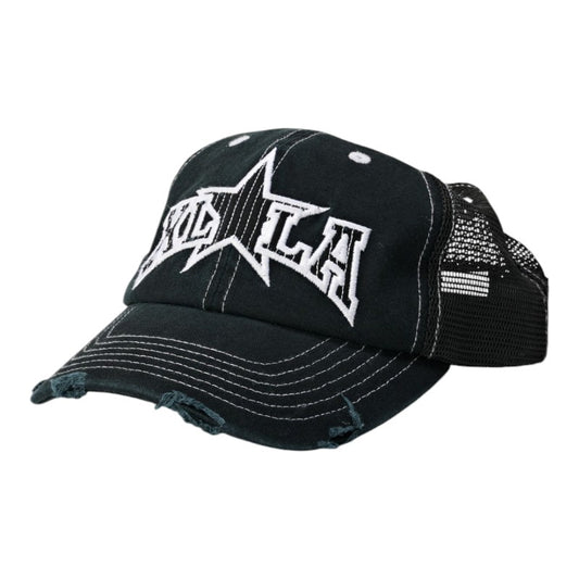 Xlarge LA Star Low Pro Trucker - Black