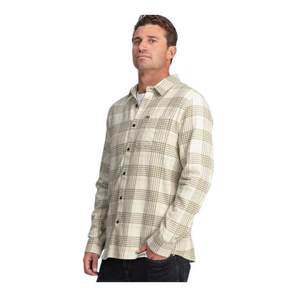 Volcom Caden Plaid Shirt - Dirty White