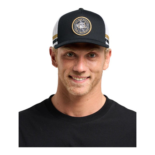 Mad Hueys Hooked Cuda Twill Trucker - Black