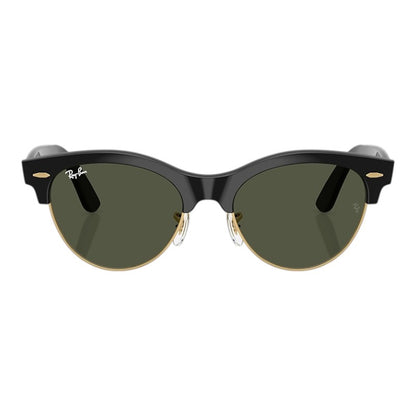 Ray-Ban Clubmaster Way - Black On Gold/Green